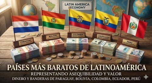 Imagem de capa: Países mais baratos para morar na América do Sul 2026: Classificados por custo de vida (Guia 2026)